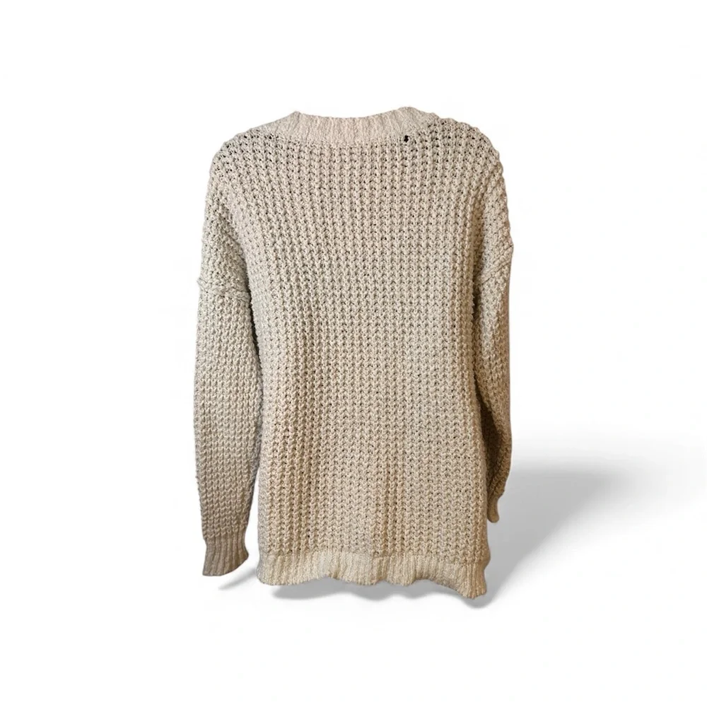 Free people oversized pullover knit sweater - Picture 3 of 9